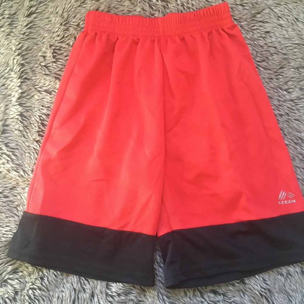 RBX boy’s black red activewear shorts size 10